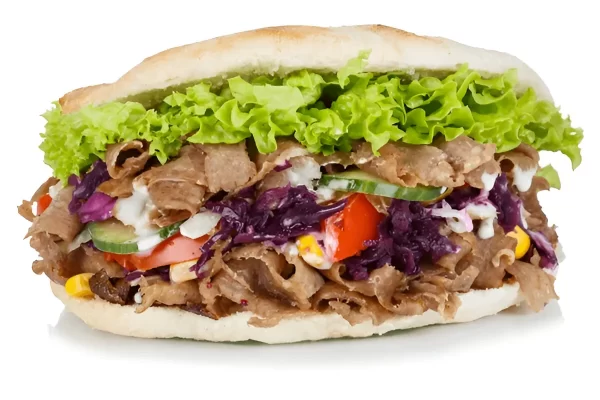 Lamb doner meal